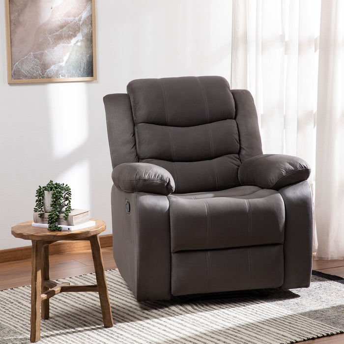 Berger Reclinable Moderno Gris Norman