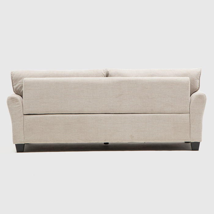 Sofá Beige 3 Cuerpos - Moderno Elegante New Charlotte