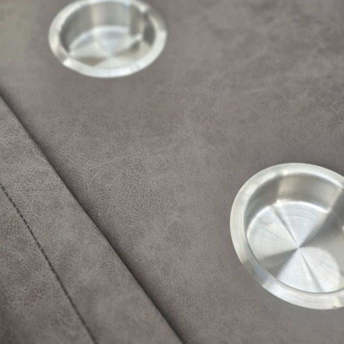 Sofá 3 Cuerpos Reclinable Gris Moderno Verona
