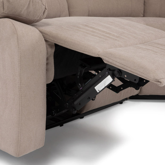 Sofá Seccional Reclinable Living Siena Beige