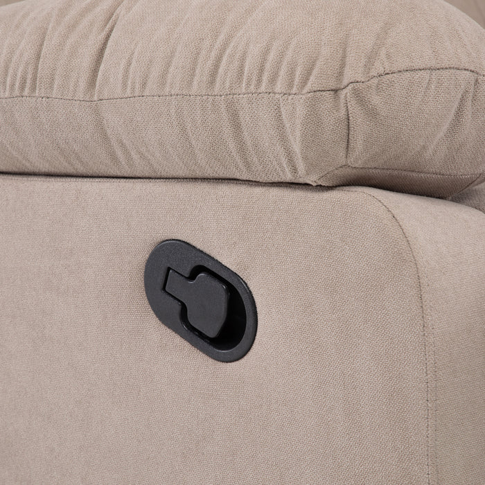 Sofá Seccional Reclinable Living Siena Beige