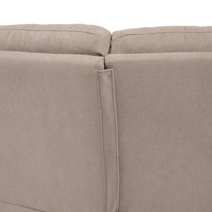 Sofá Seccional Reclinable Living Siena Beige