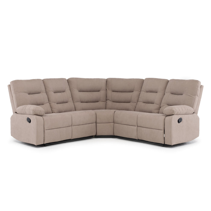 Sofá Seccional Reclinable Living Siena Beige