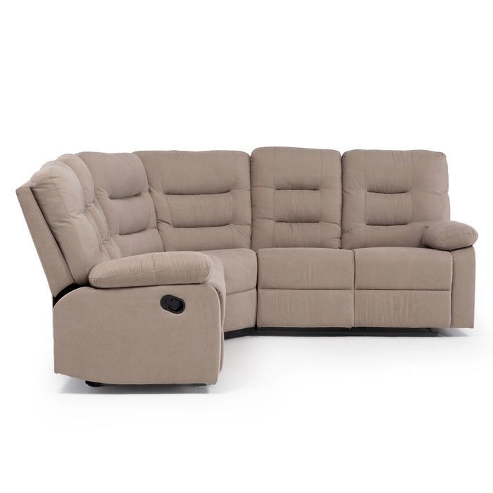 Sofá Seccional Reclinable Living Siena Beige