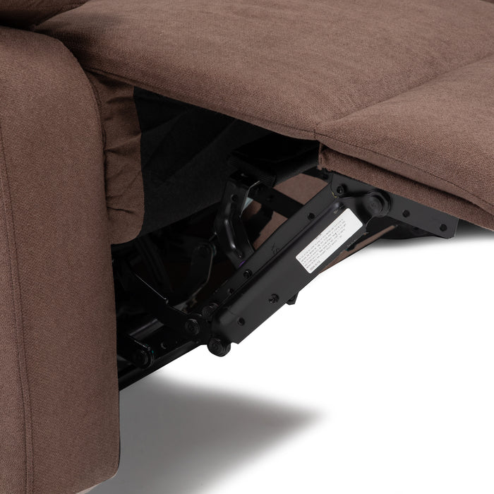 Sofá Seccional Reclinable Living Siena Café