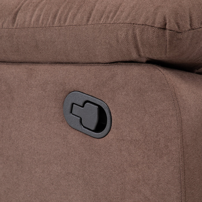 Sofá Seccional Reclinable Living Siena Café