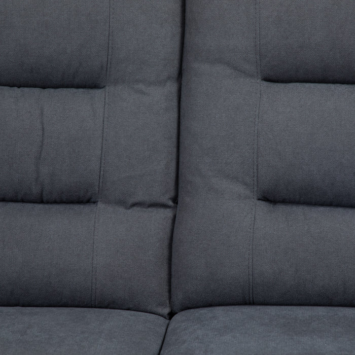 Sofá Seccional Reclinable Living Siena Gris