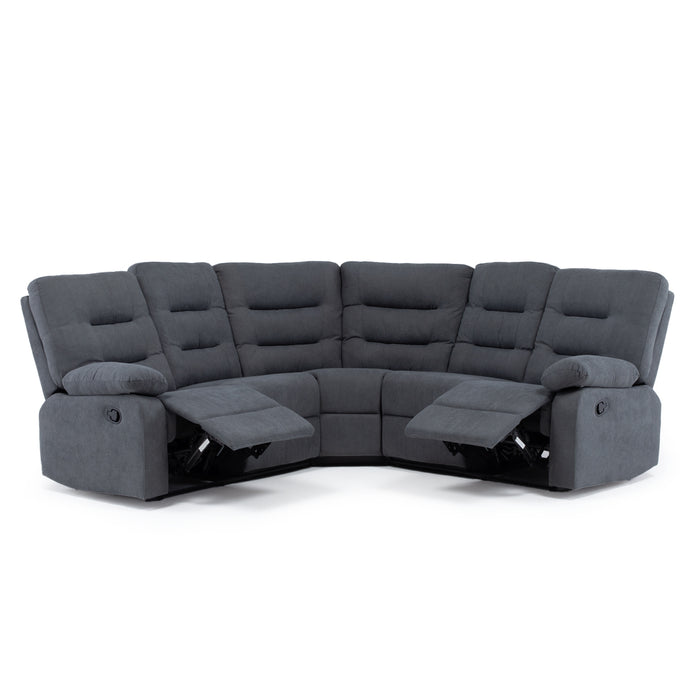 Sofá Seccional Reclinable Living Siena Gris
