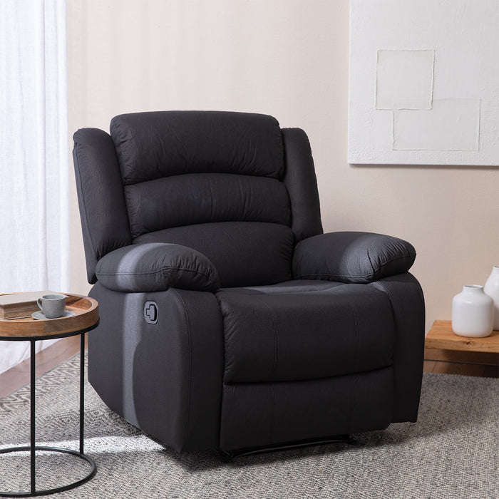 Berger 1 Cuerpo Reclinable Moderno Negro New Praga
