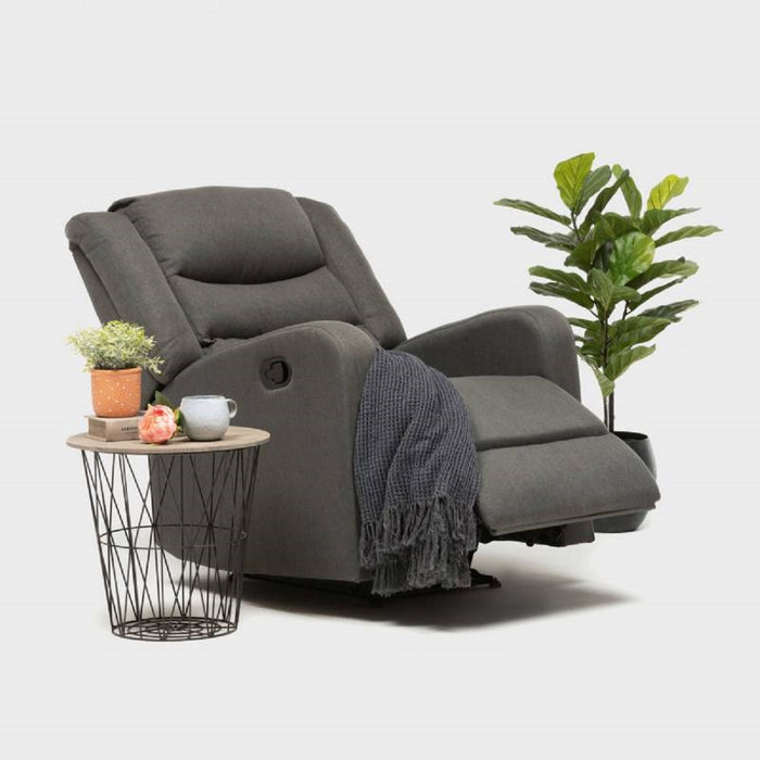 Reclinable Gris de Lino - Berger Moderno