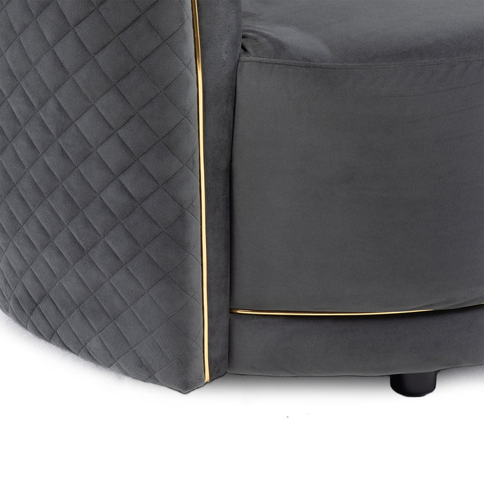 Sofá Moderno Elegante Diana 2 Cuerpos