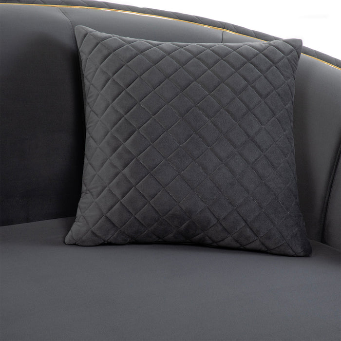 Sofá Moderno Elegante Diana 2 Cuerpos