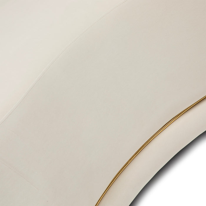 Living Elegante Sofá 3 Cuerpos + 2 Cuerpos Beige Isidora