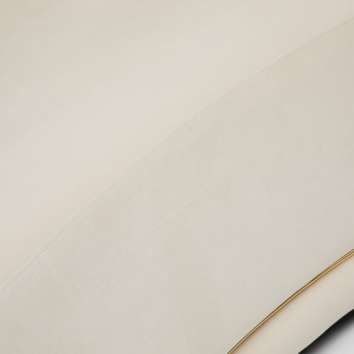 Sofá Moderno Elegante Isidora 3 Cuerpos Beige