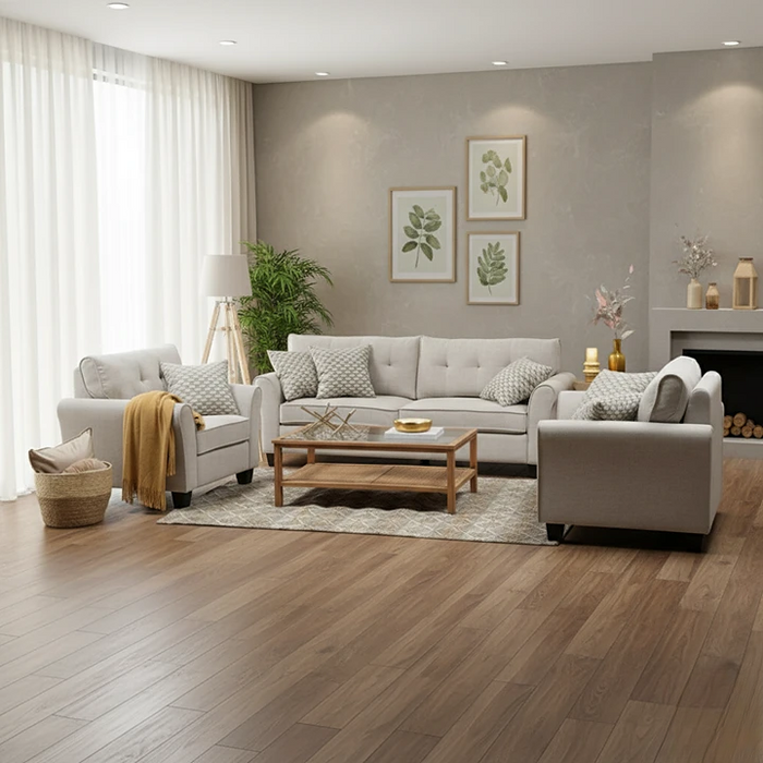 Juego de Sofá Moderno Elegante Charlotte 3 + 1 + 1