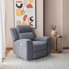 Berger 1 Cuerpo Reclinable Eléctrico Moderno Gris Montana