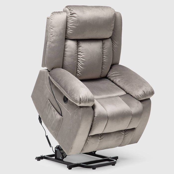Berger Gris con Calentador + Reclinable Eléctrico Lift