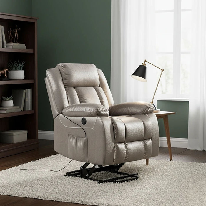 Berger Gris con Calentador + Reclinable Eléctrico Lift