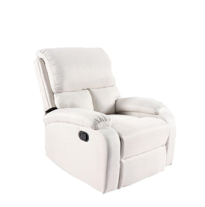 Berger Reclinable Moderno de Lino Marfil Matheus