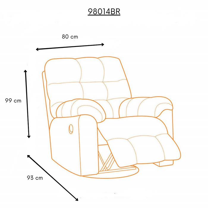 Berger Reclinable Café de Lino