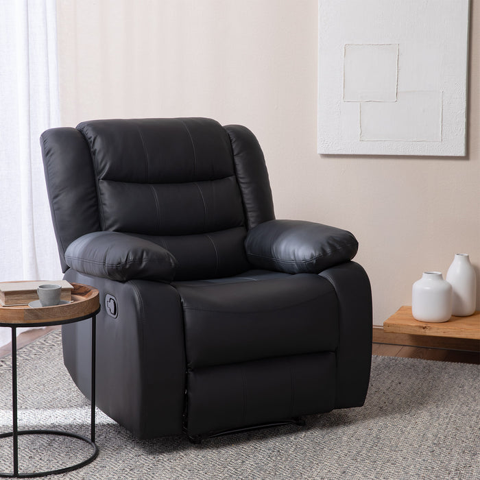 Berger Negro Reclinable Moderno PU Berlin
