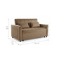 Sofá Cama 2 Cuerpos Moderno Dallas Café