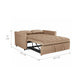 Sofá Cama 2 Cuerpos Moderno Dallas Café