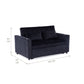 Sofá Cama 2 Cuerpos Moderno Dallas Negro