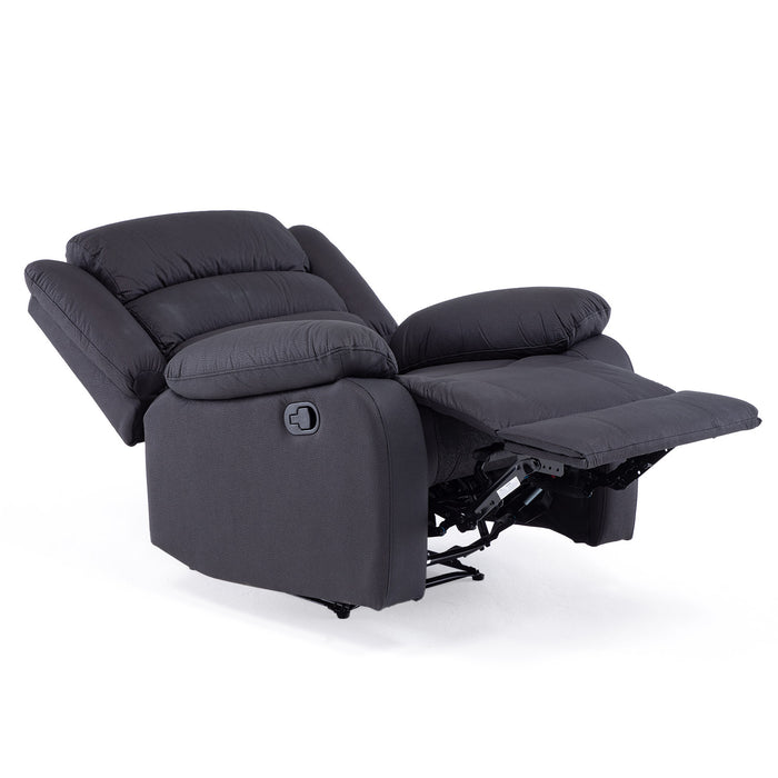Berger 1 Cuerpo Reclinable Moderno Negro New Praga
