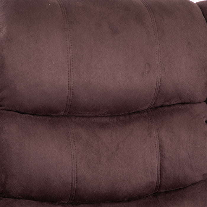 Living Reclinable Sofá 3 Cuerpos + 1 Sofá 2 Cuerpos Café Oscuro Norman