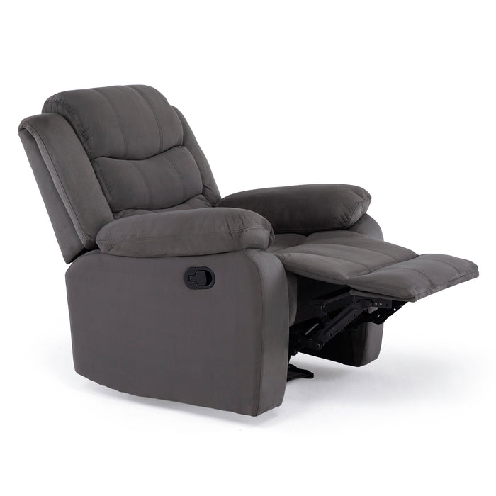 Berger Reclinable Moderno Gris Norman