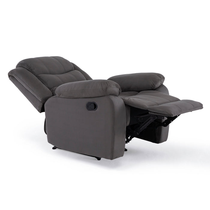 Berger Reclinable Moderno Gris Norman