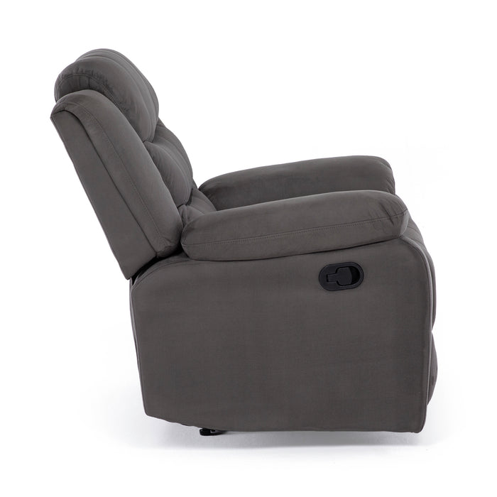 Berger Reclinable Moderno Gris Norman
