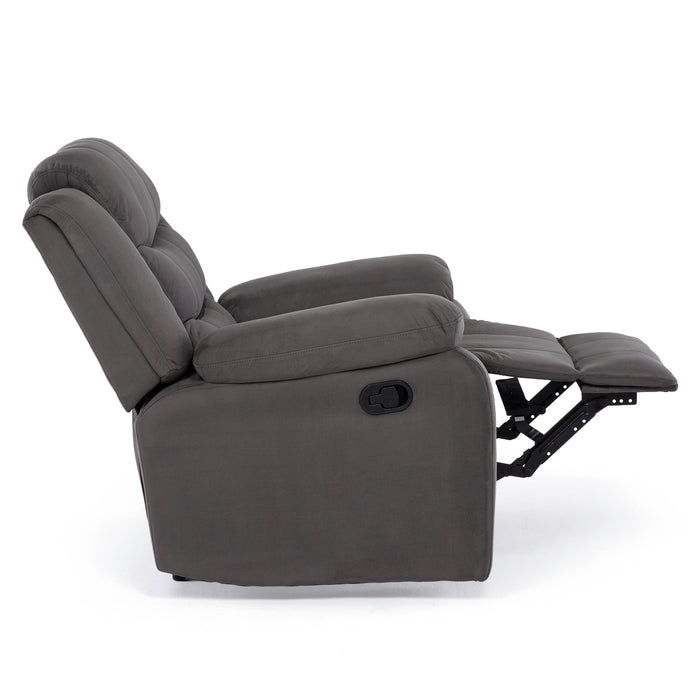 Berger Reclinable Moderno Gris Norman