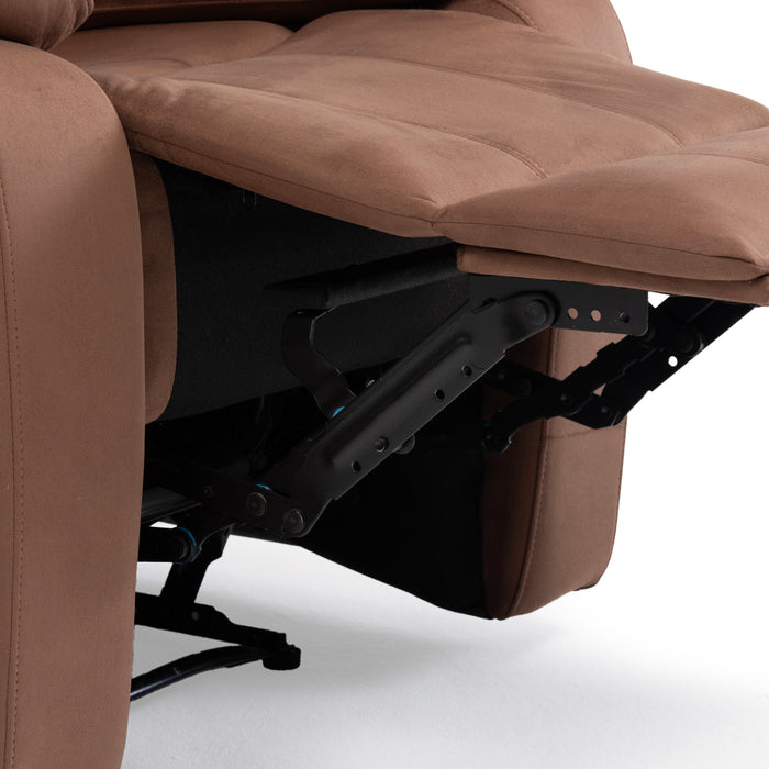 Living 3 Cuerpos Reclinable Norman + 2 Berger Norman Café