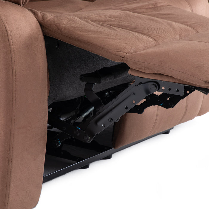Living Reclinable Sofá 3 Cuerpos + 1 Sofá 2 Cuerpos + 1 Berger Café Norman