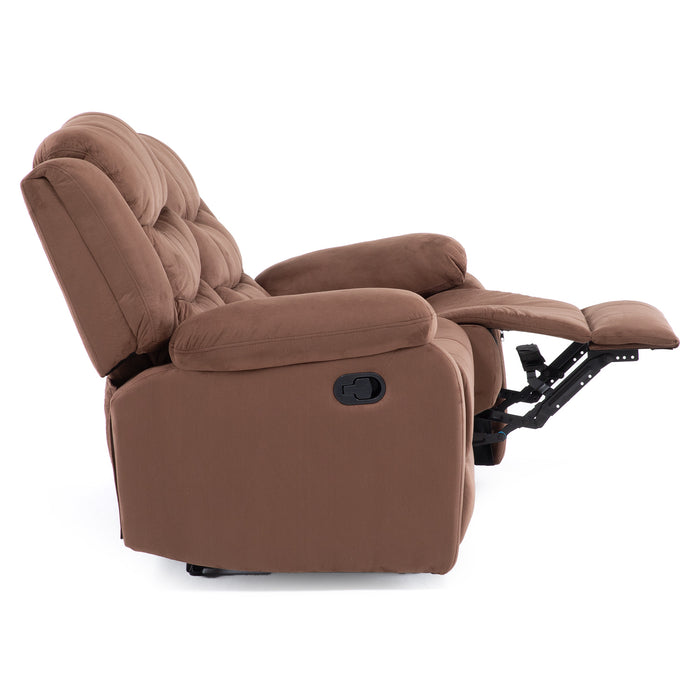 Living Reclinable Sofá 3 Cuerpos + 1 Sofá 2 Cuerpos + 1 Berger Café Norman