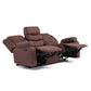 Living 3 Cuerpos Reclinable Norman + 2 Berger Norman
