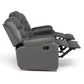 Living 3 Cuerpos Reclinable Norman + 2 Berger Norman
