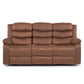 Living 3 Cuerpos Reclinable Norman + 2 Berger Norman