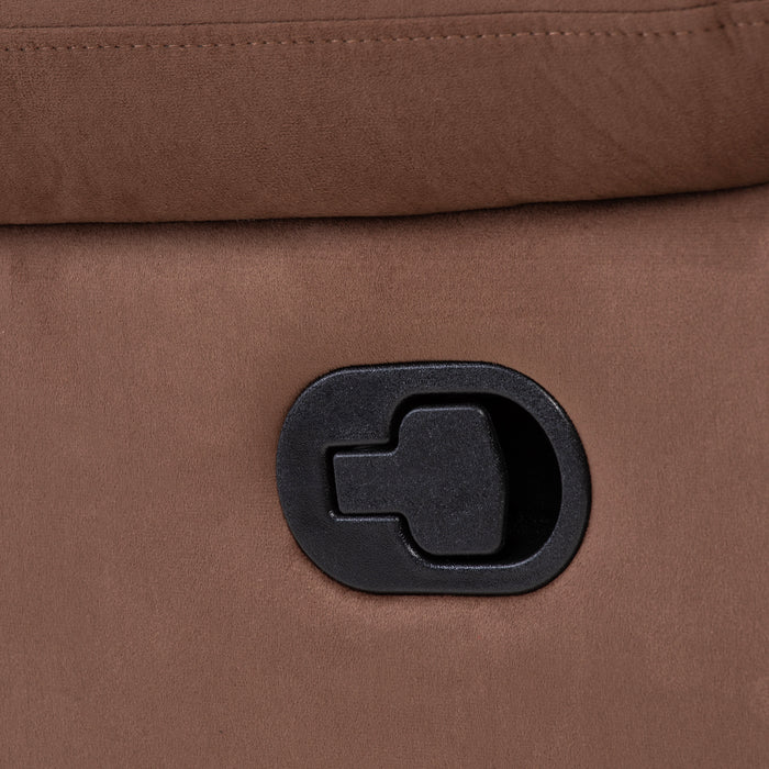 Living 3 Cuerpos Reclinable Norman + 2 Berger Norman Café