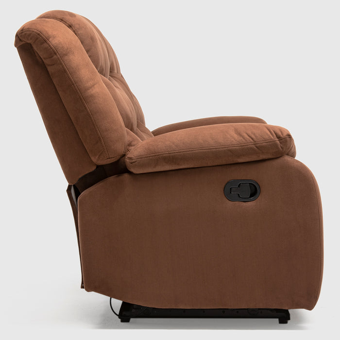 Living Reclinable Sofá 3 Cuerpos + 1 Sofá 2 Cuerpos + 1 Berger Café Norman