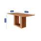 Juego de Comedor Elegante Madera Rectangular 6 Sillas Ariela