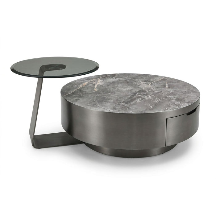 Mesa de Centro Moderna Redonda Malta