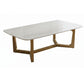 Mesa de Centro Moderna Rectangular Mármol Sliema