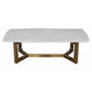 Mesa de Centro Moderna Rectangular Mármol Sliema