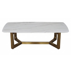 Mesa de Centro Moderna Rectangular Mármol Sliema