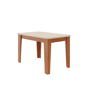 Juego de Comedor Elegante Madera Estela Rectangular 4 sillas
