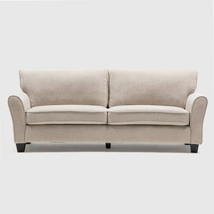 Sofá Beige 3 Cuerpos - Moderno Elegante New Charlotte