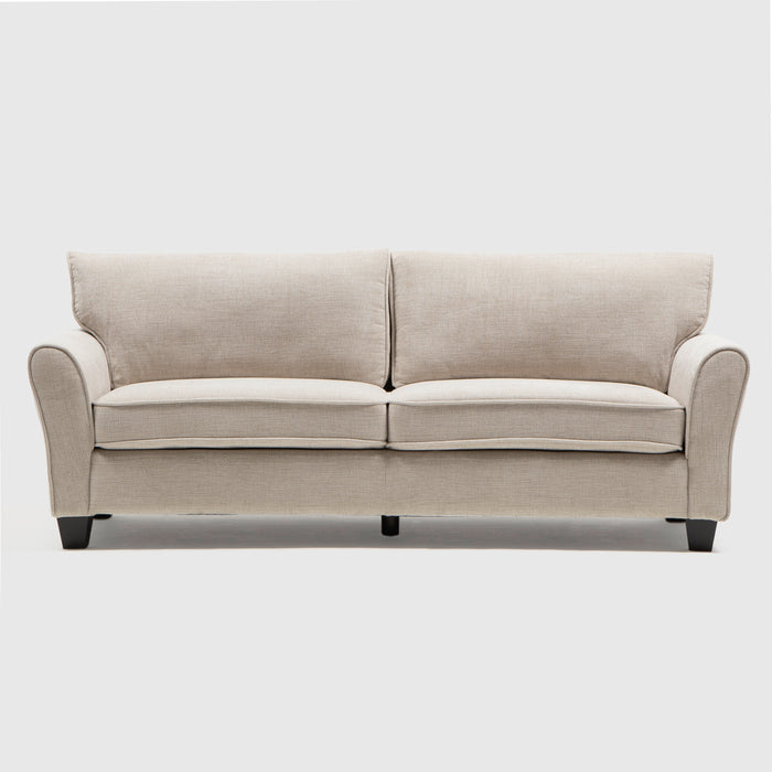 Sofá Beige 3 Cuerpos - Moderno Elegante New Charlotte